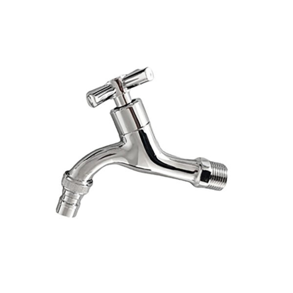 LLAVE BOTADERO P/PARED CROMADO CRUZ FY-101