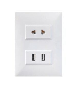 1130 TOMACORRIENTE MIXTO + 2 PUERTO USB KF2256