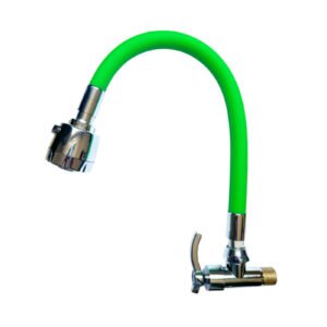 LLAVE COCINA FLEXIBLE COLOR VERDE P/PARED FF28-VE