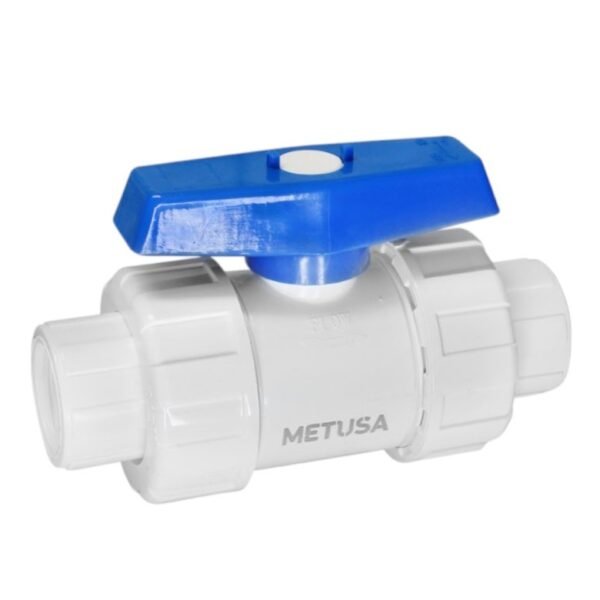 LLAVE ESFERICA DOBLE UNION 1/2" ROSCA MASC001