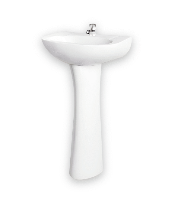 LAVATORIO MANCORA + PEDESTAL BLANCO