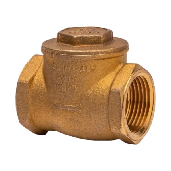 CHECK HORIZONTAL 1" BRONCE ITALY