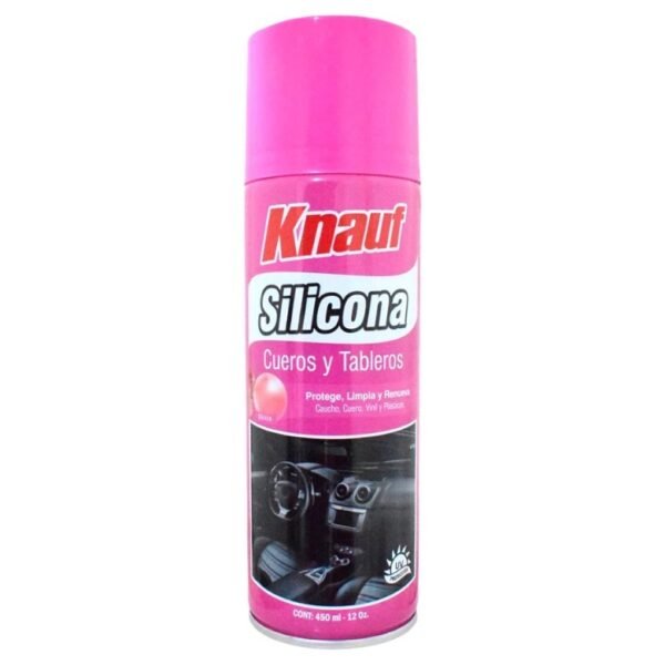 SILICONA P/CUEROS Y TABLEROS CHICLE 450ML