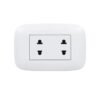TOMACORRIENTE DOBLE BLANCO MOD SENCIA
