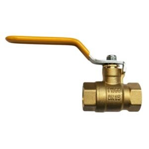 1459 LLAVE ESFERICA BRONCE 1/2" AMARILLO 105003