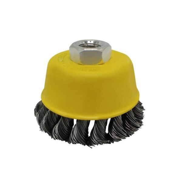 ESCOBILLA COPA TRENZADA 3" ACERO KM1289