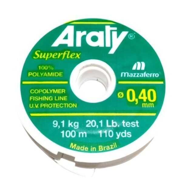 HILO PESCAR VERDE 0.40MM