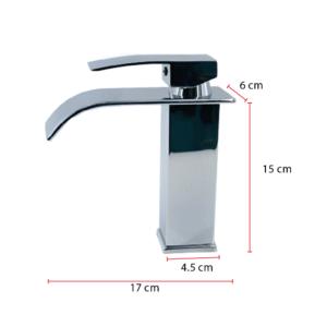 1581 MEZCLADORA LAVATORIO BAJO CROMADO 108001