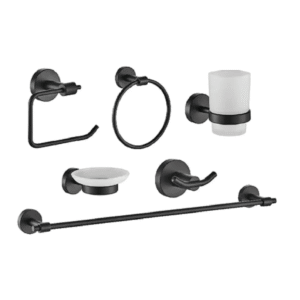 KIT P/BAÑO NEGRO 6PZA 141006-NEG