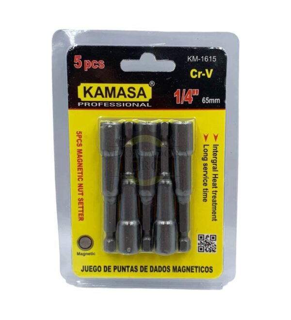 PUNTAS DADOS MAGNETICOS 5PZA KM1615