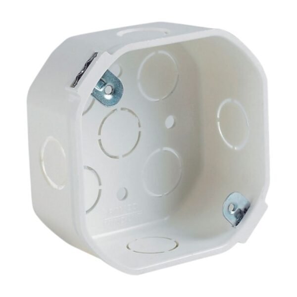 CAJA OCTOGONAL PVC