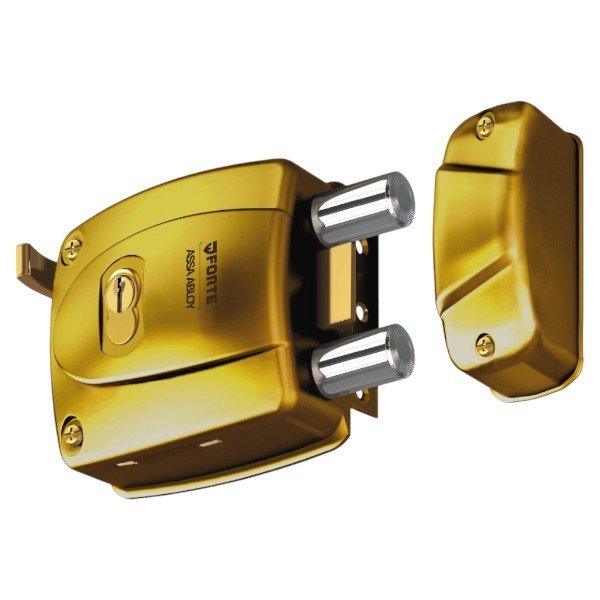 CERRADURA BUNKER BK-240 DORADO
