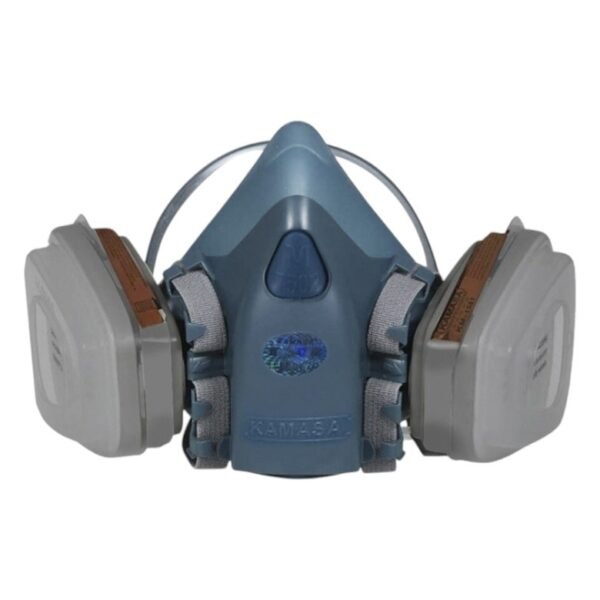 RESPIRADOR ANTIGAS 2 FILTROS SILICONA KM1581