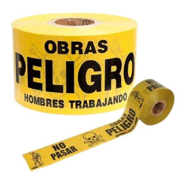 CINTA SEGURIDAD PELIGRO AMARILLO