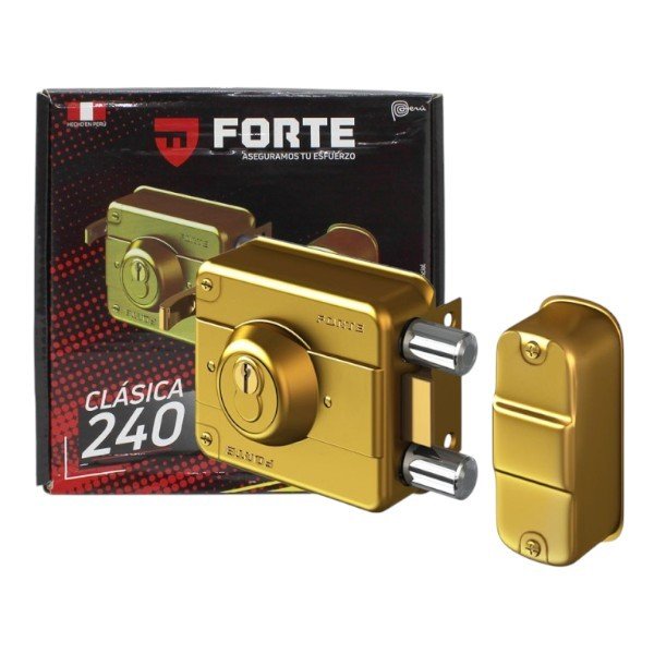 CERRADURA CLASICA C-240 DORADO