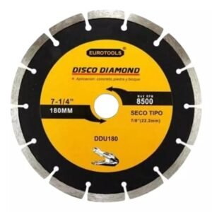 DISCO DIAMANTADO SEGMENTADO 7-1/4" DDU180
