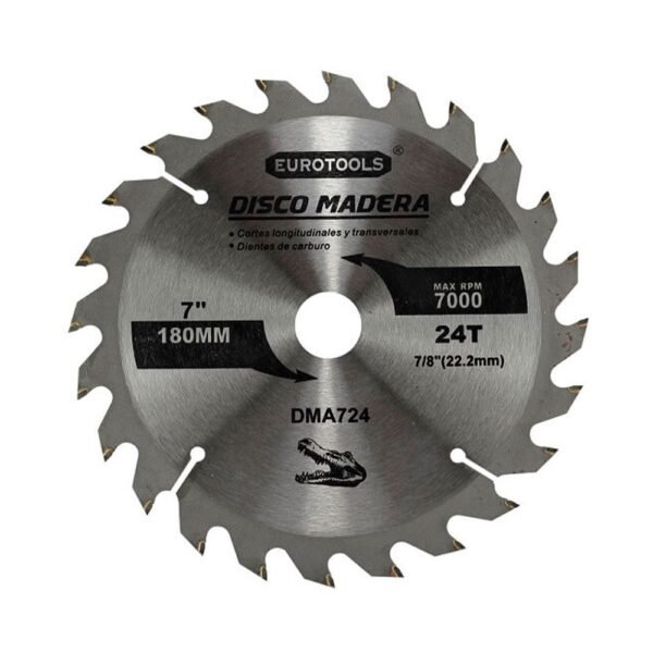 DISCO MADERA 4-1/2"X24T DMA116