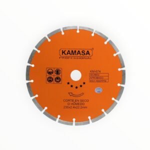 DISCO DIAMANTADO SEGMENTADO NARANJA 9" KM674