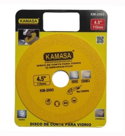 DISCO VIDRIO FINO AMARILLO KM2093