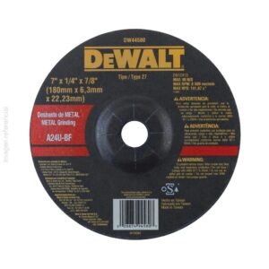 DISCO DESBASTE METAL 7"X1/4" DW44580