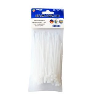 1868 CINTILLO BLANCO 30CM 300X4.8MM 100PZA F-300-1B