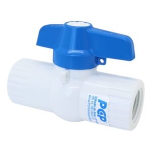 188 LLAVE ESFERICA PVC 1/2" PESADA AZUL ROSCAR 3012 (BOLSA)