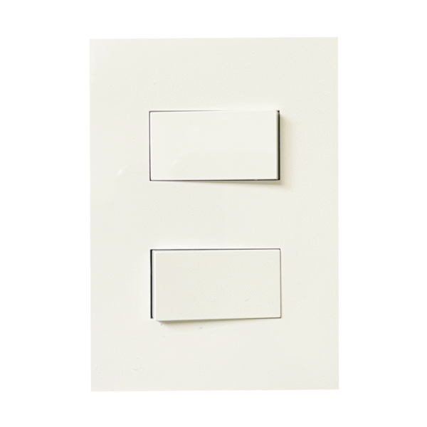 INT CONMUTACION DOBLE BLANCO CUADRADO KS2201.3W
