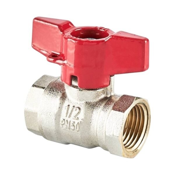 LLAVE ESFERICA BRONCE 1/2" MARIPOSA AM-SL-0150