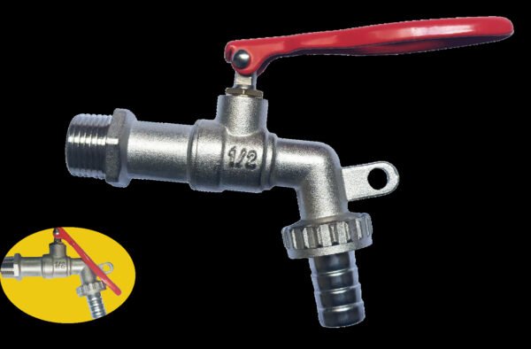 LLAVE JARDIN M/ROJO C/SEGURO AM-SL-0213