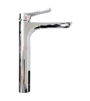 MEZCLADORA LAVATORIO ALTO CROMADO 1-0060D-1