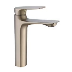 MEZCLADORA LAVATORIO ALTO DORADO MATE 1-0062L-1