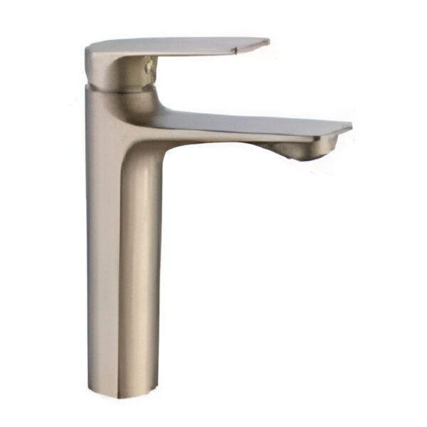 MEZCLADORA LAVATORIO ALTO DORADO MATE 1-0062L-1