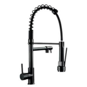 MEZCLADORA COCINA NEGRO MATE 6153X