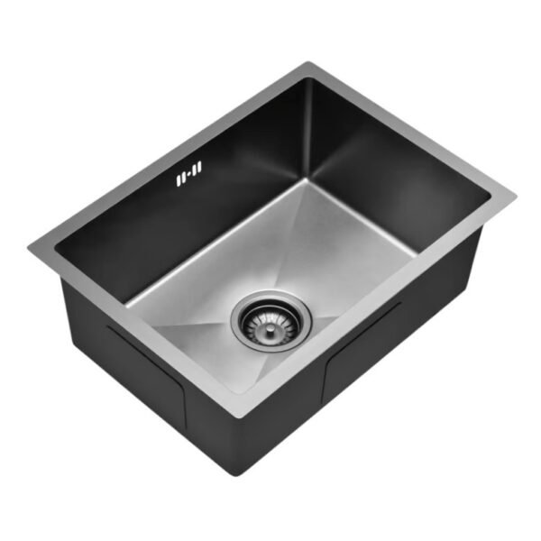 LAVADERO 1P CUADRADO NEGRO 60X45X25CM FY-61N