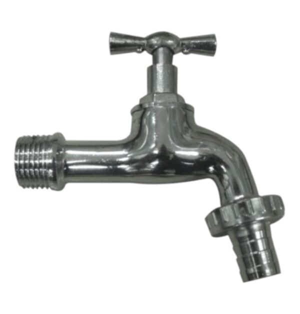 LLAVE JARDIN CROMADO LISO AM-5102