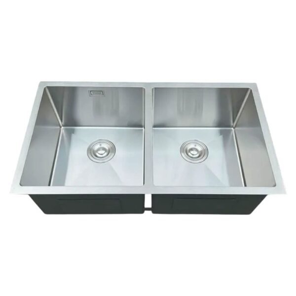 LAVADERO 2P SATINADO (2 HUECOS) 820X450X220 HMD8245B SATIN