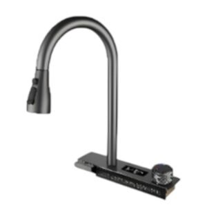 GRIFERIA P/LAVADERO 2 TECLAS NEGRO WF02