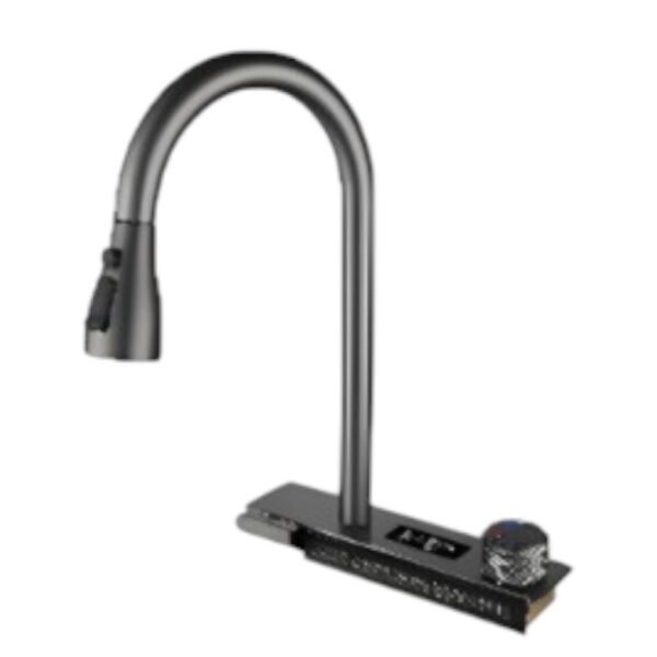 GRIFERIA P/LAVADERO 2 TECLAS NEGRO WF02