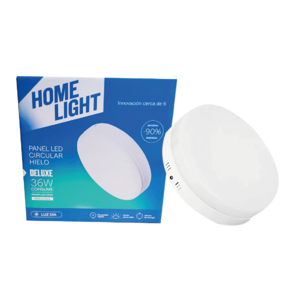 PANEL 24W REDONDO ADOSABLE L/BLANCA T/HIELO