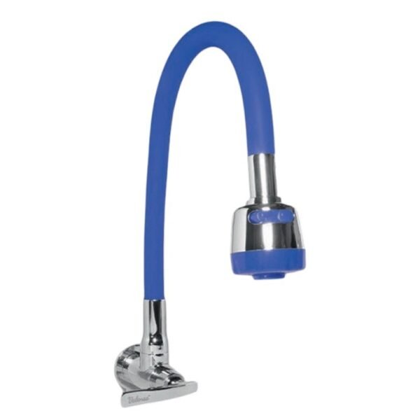 LLAVE COCINA FLEXIBLE COLOR AZUL P/PARED PESADO 103066AZ