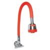 LLAVE COCINA FLEXIBLE COLOR ROJO P/PARED PESADO 103066RE