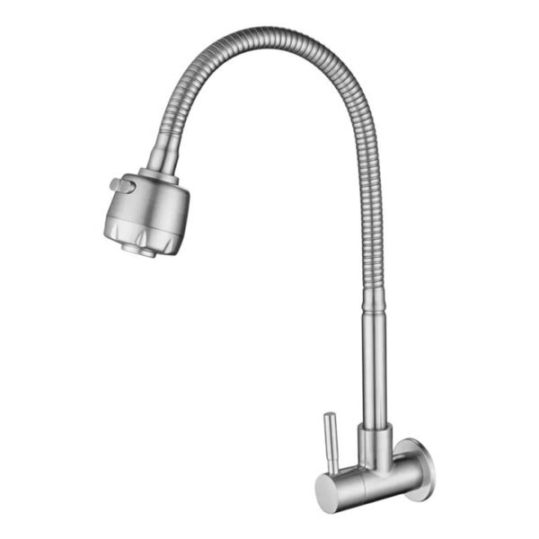 LLAVE COCINA FLEXIBLE P/PARED PESADO PATO 50110081