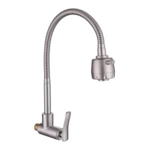 LLAVE COCINA FLEXIBLE P/PARED PESADO ALETA 50110087
