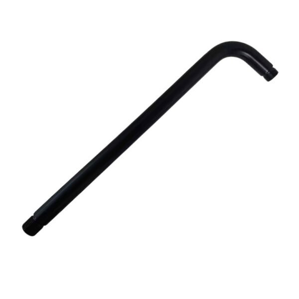 BRAZO SOLO DE DUCHA 35CM METAL NEGRO