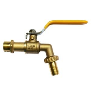 LLAVE JARDIN BRONCE M/PLANO PESADO AMARILLO 105011