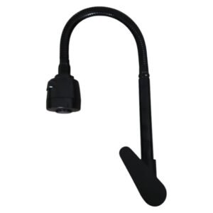 2317 LLAVE COCINA FLEXIBLE COLOR NEGRO MATE P/PARED FF-25