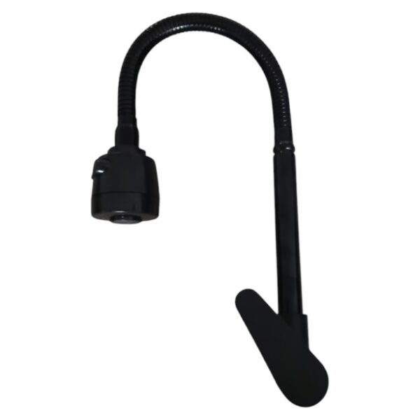 LLAVE COCINA FLEXIBLE COLOR NEGRO MATE P/PARED FF-25