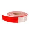 CINTA REFLECTIVA COLOR ROJO Y BLANCO 2" X 45.7MTR - CREROBL