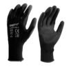 GUANTE NYLON TELA+GOMA POLIURETANO NEGRO "XS" T/6 GPUGLEXNE