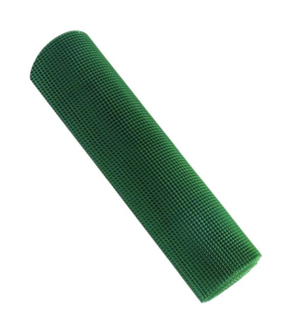 MALLA CUADRADA CUBIERTA VERDE 3/4" X 7.8KG